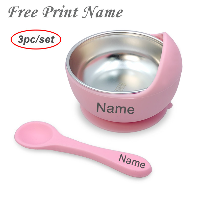 Silicone Suction Bowl - Ensemble de 3 bols d'alimentation pour