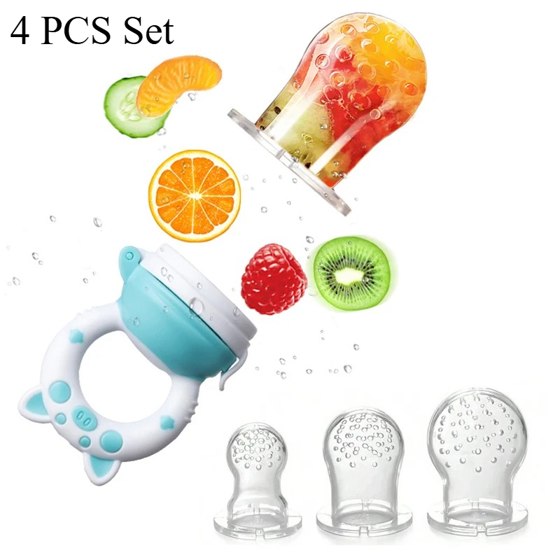 Baby Food Vegetable - Lot de 4 sucettes d'alimentation en