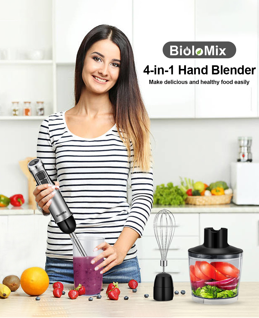 Baby Food Hand Blender - Mixeur plongeant multifonctionnel, robot culinaire domestique,