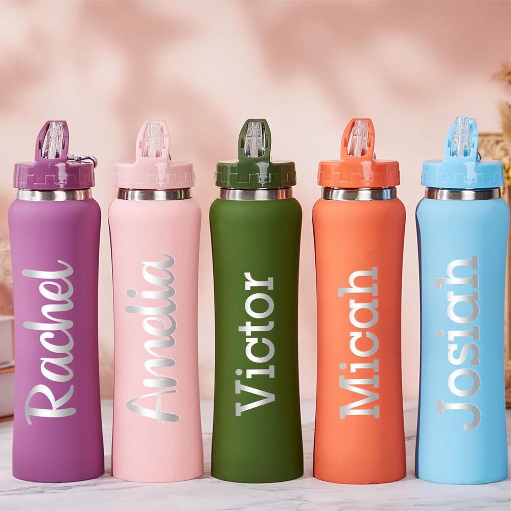 Training Cup Straw - Bouteille d'eau en acier inoxydable personnalisée