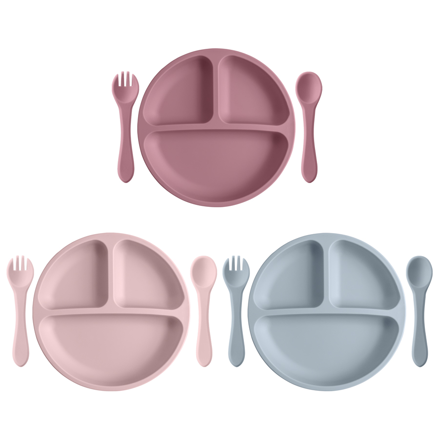 Baby Food Eating - 3 pièces ensemble de vaisselle pour