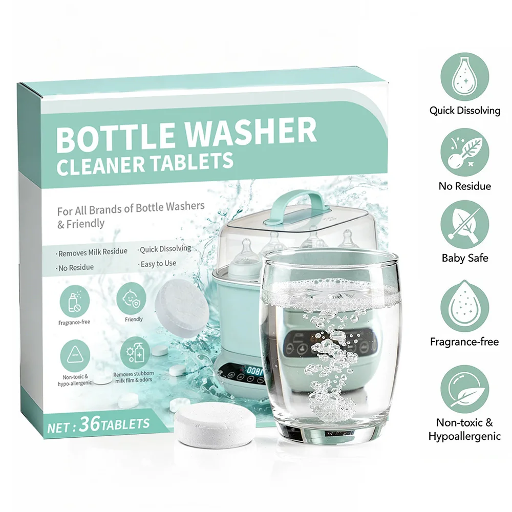 Baby Food Bottle - Tablettes détartrantes pour biberons, tablettes nettoyantes