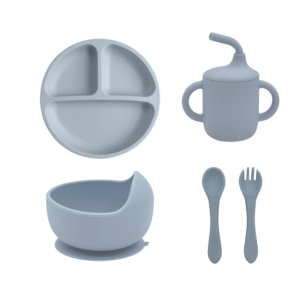 Baby Food Menu - Ensemble de 5 pièces en silicone