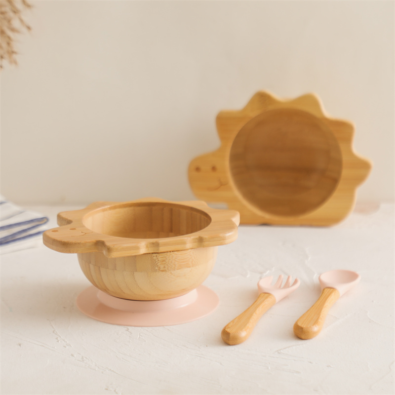 Ensemble de vaisselle en bois  - Silicone Suction Bowl avis et prix