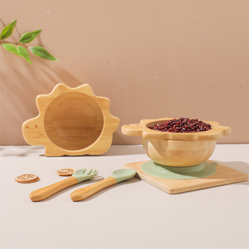 Ensemble de vaisselle en bois  - Silicone Suction Bowl avis et prix