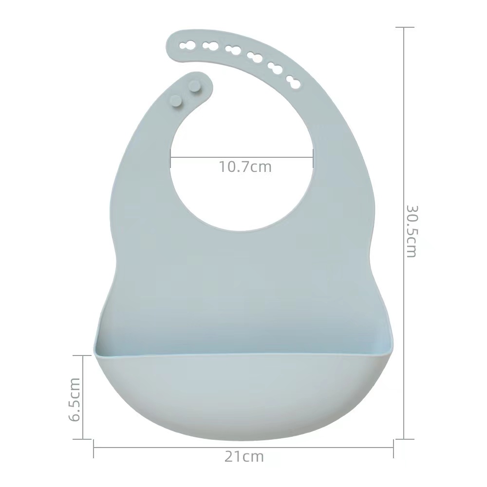 Bavoir à plateau en Silicone p - Baby Food Eating avis et prix