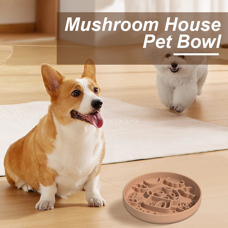 Nouveau champignon chien bol d - Silicone Suction Bowl avis et prix