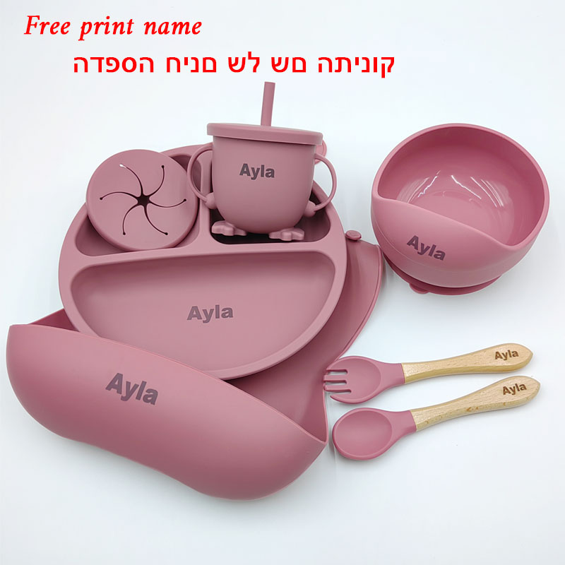 Vaisselle avec nom personnalis - Baby Food Menu avis et prix