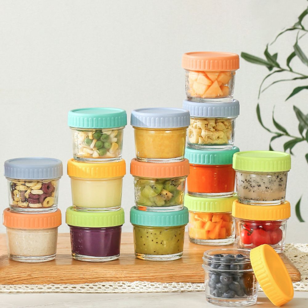 Lot de 6 pots en verre réutili - Baby Food In Jars avis et prix