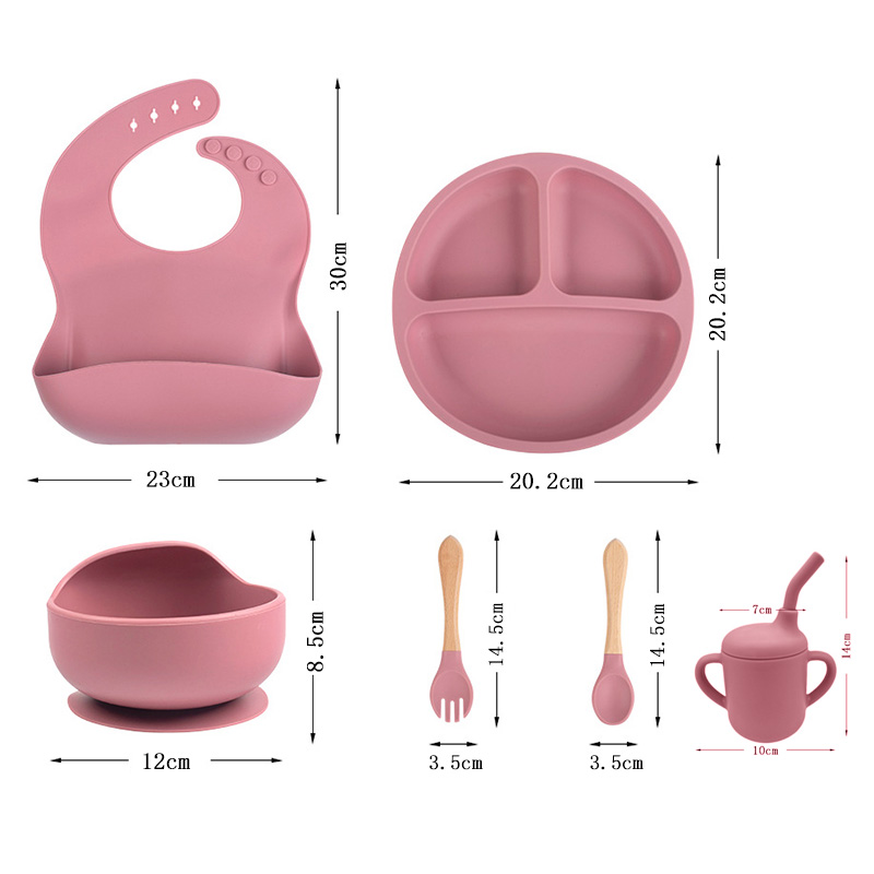 Ensemble de vaisselle en silic - Silicone Suction Bowl avis et prix