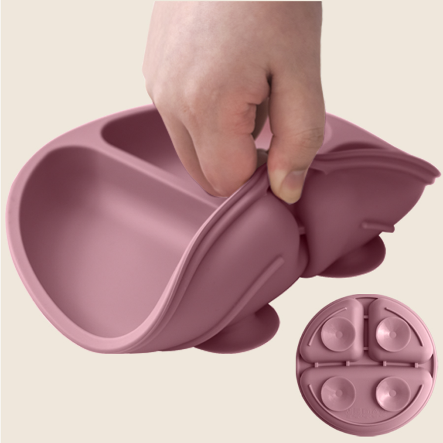 Assiette à manger en Silicone  - Silicone Suction Bowl avis et prix