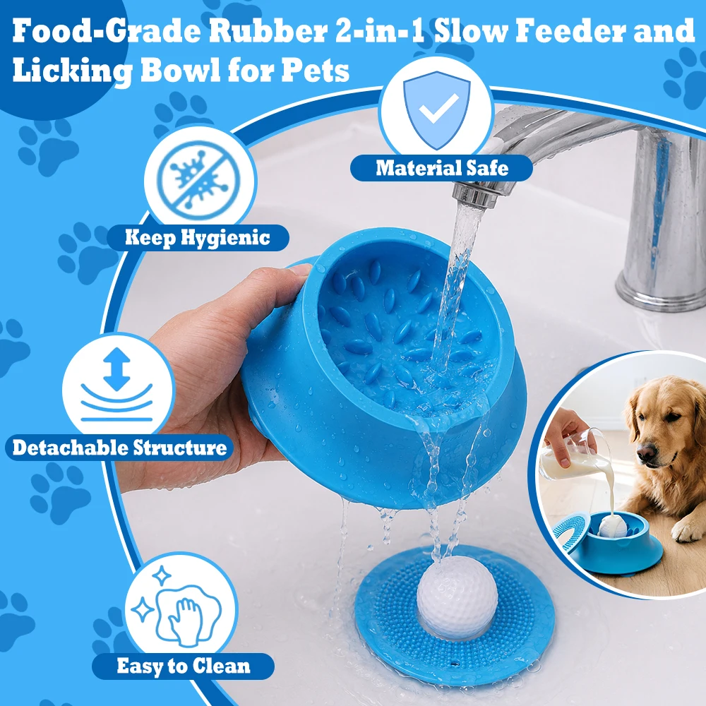 Tapis à lécher en silicone pou - Silicone Suction Bowl avis et prix
