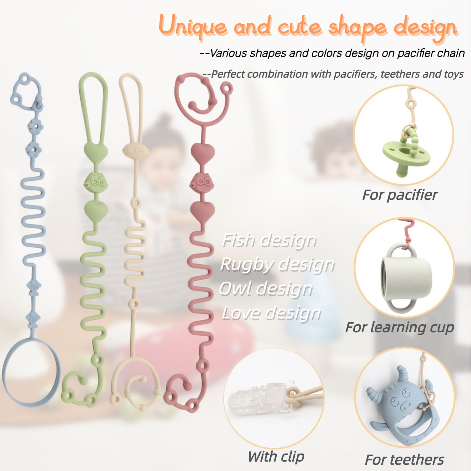 Lot de 4 - Sangles pour jouets - Baby Food Bottle avis et prix