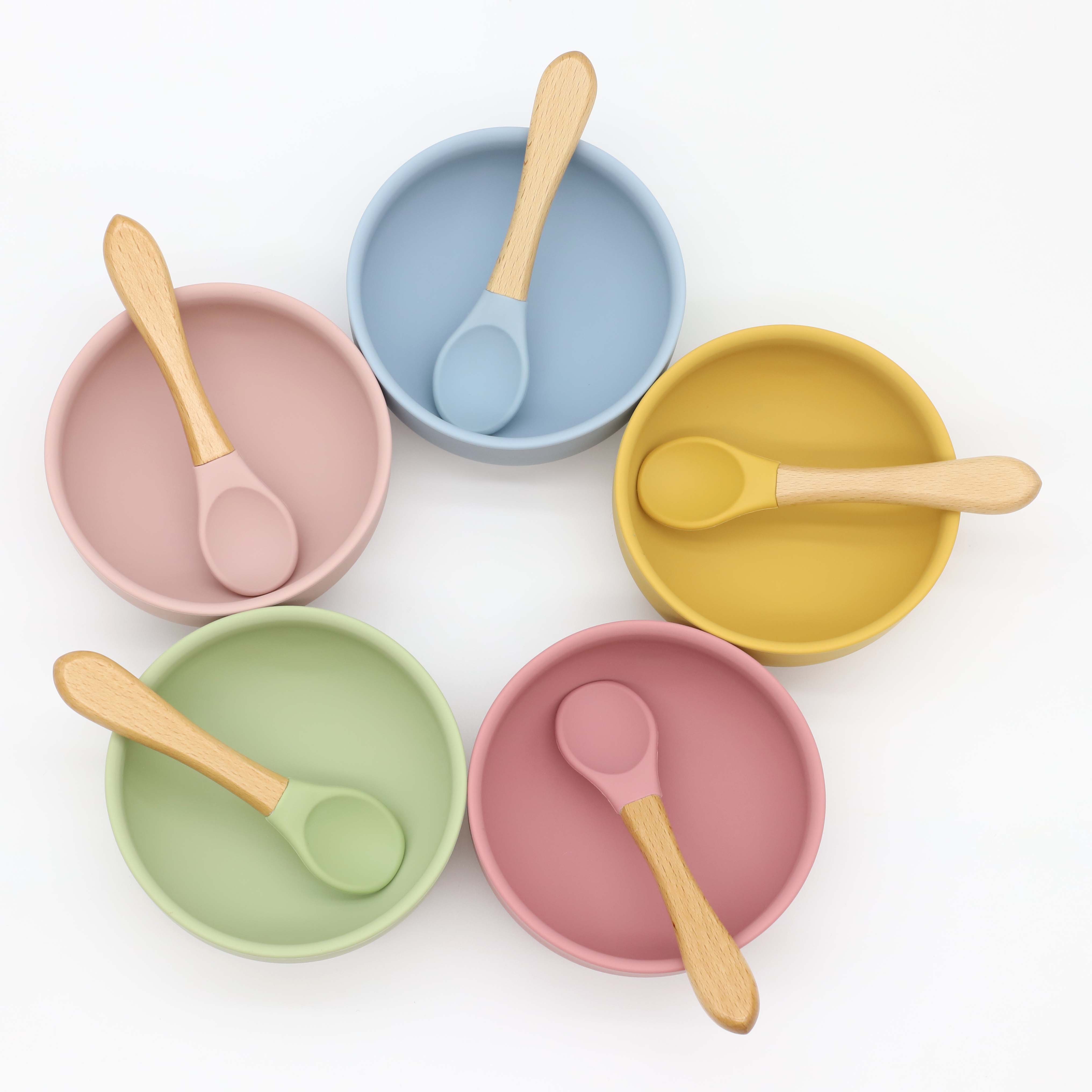 Bol en silicone avec ventouse, - Silicone Suction Bowl avis et prix
