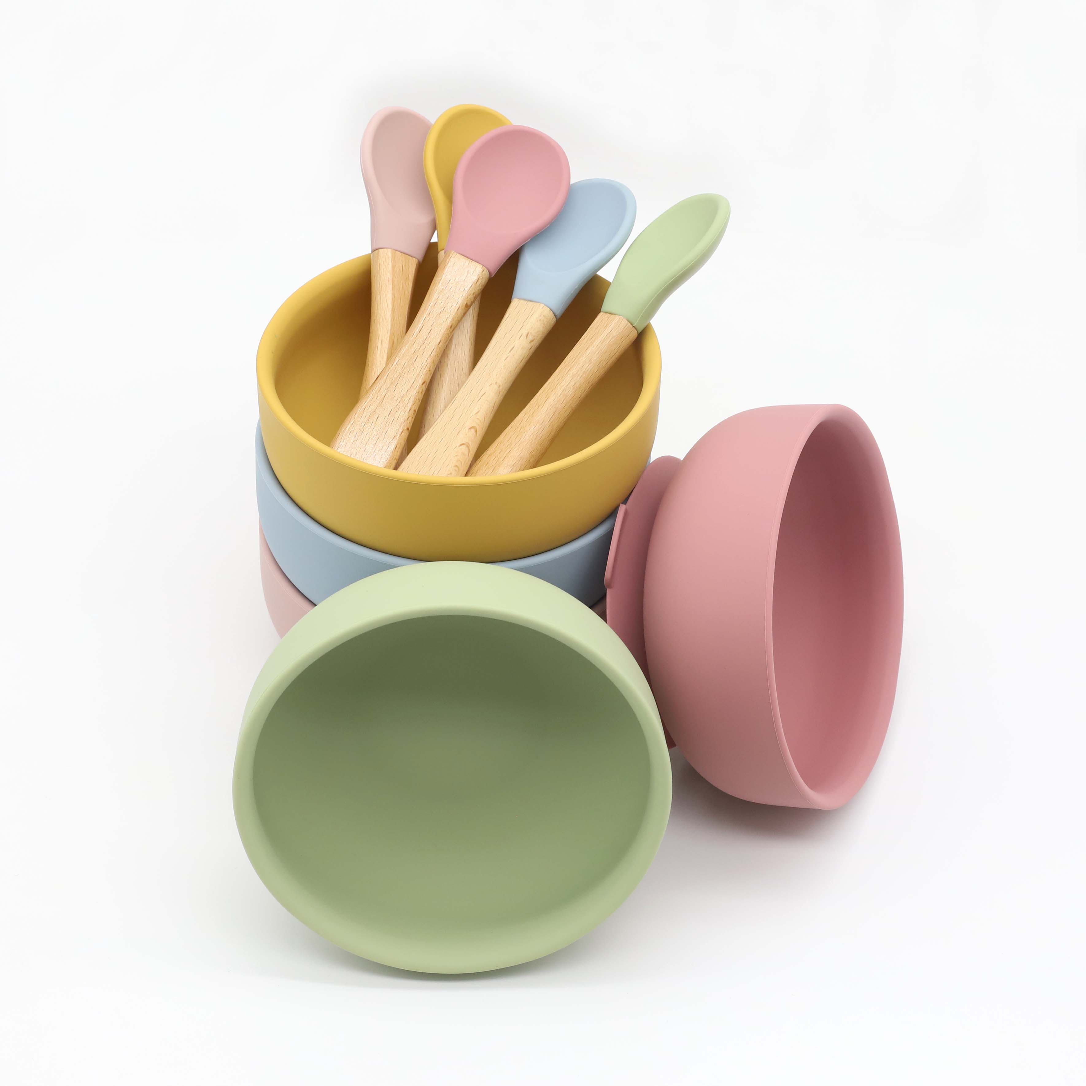 Bol en silicone avec ventouse, - Silicone Suction Bowl avis et prix