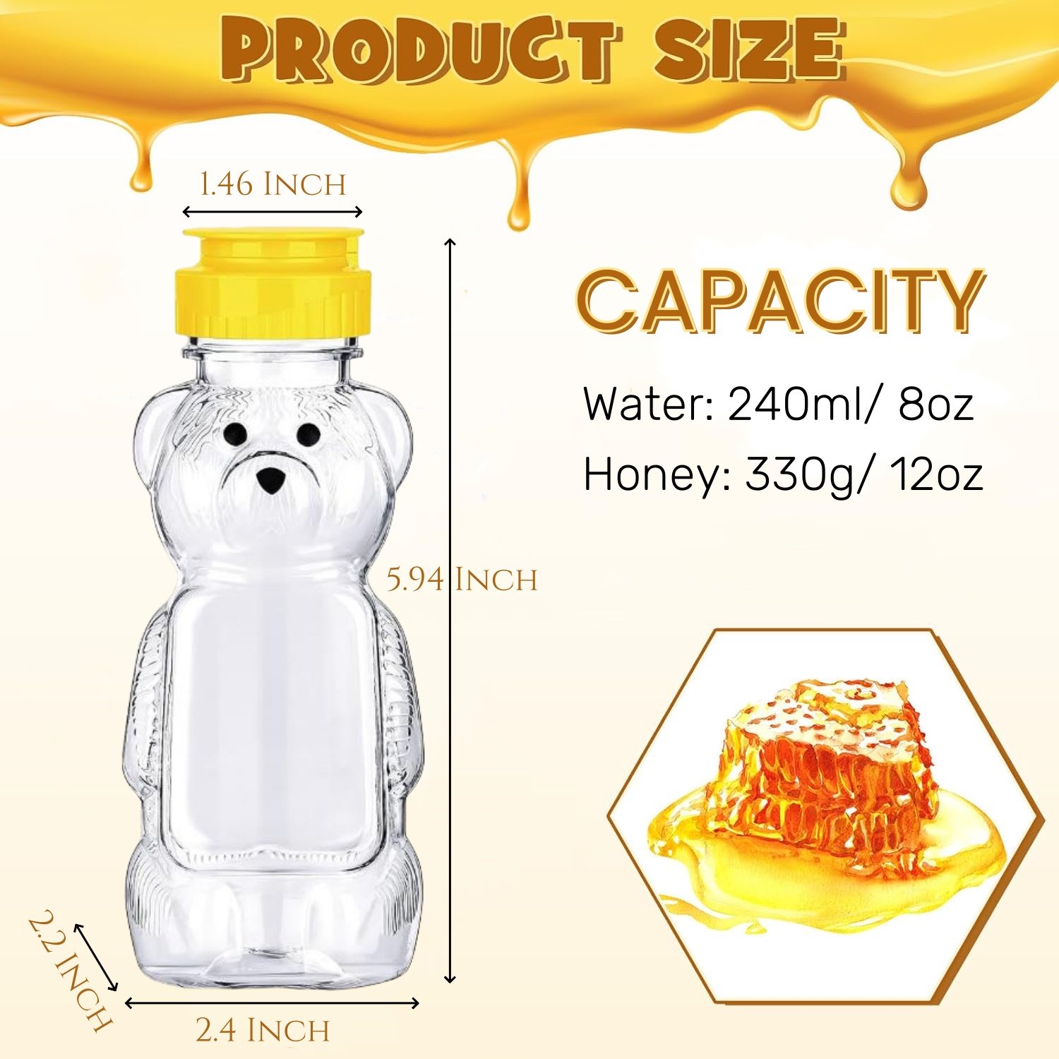 Pots de miel ours en plastique - Baby Food Jars With Lids avis et prix