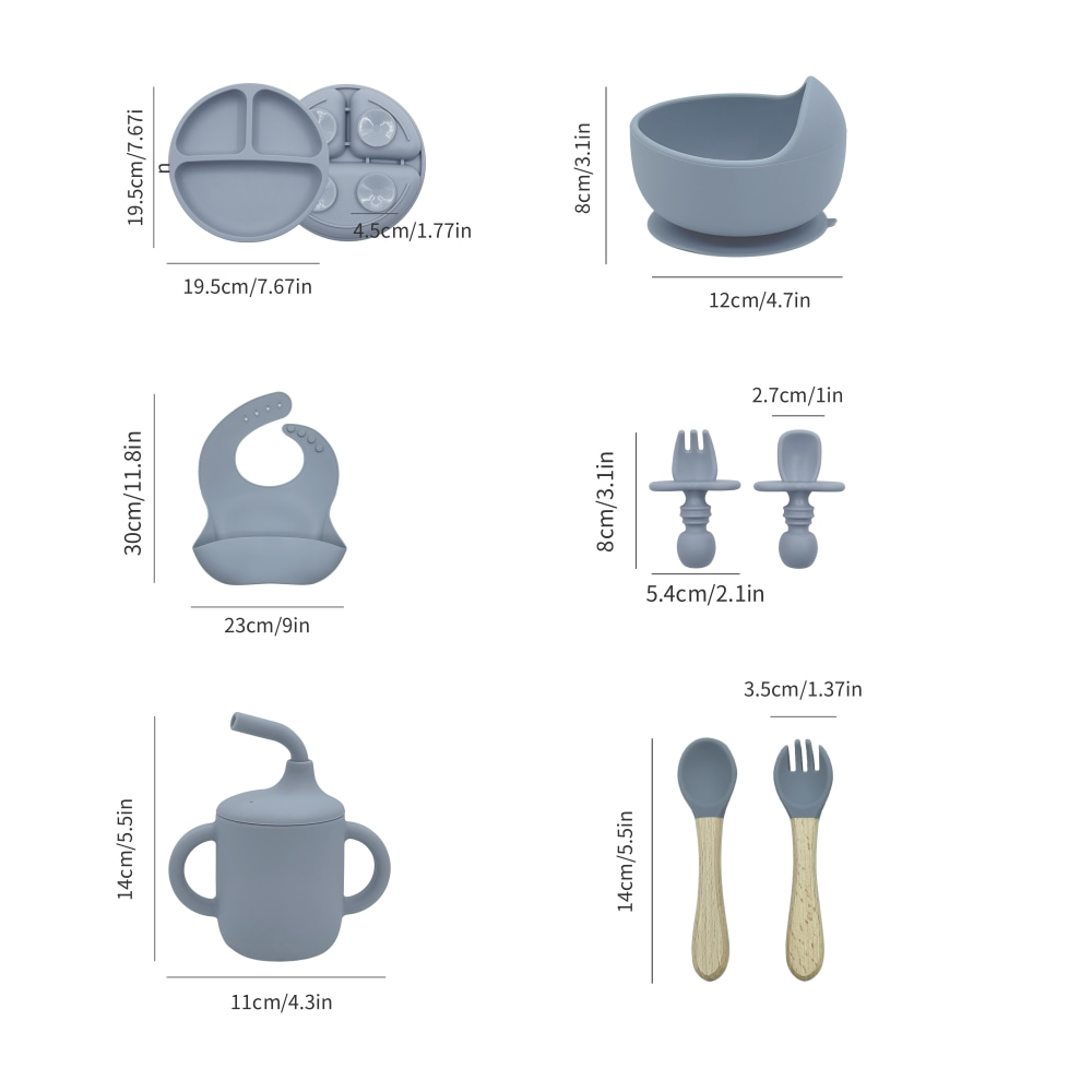 Ensemble de 5 pièces en silico - Baby Food Menu avis et prix