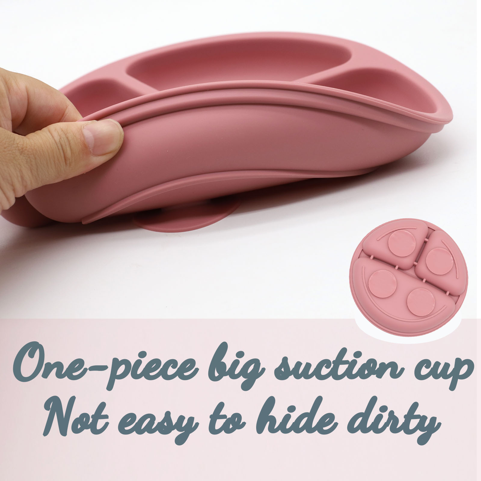 Plaque fendue en silicone de q - Silicone Suction Bowl avis et prix